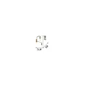 Ideal Lux Wall luminaire TRIUMPH AP2, 2 flames, E27, with switch and fabric coated cable, antique brass
