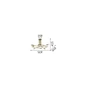 Loftlampe TRIUMPH 8-flammer E27 IP20