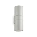 Udendørs wall luminaire GUN BIG up / down, 2-flammer E27 IP54, grå 