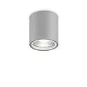 Udendørs loftlampe GUN PL1 cylindrisk, overflademonteret version GU10 IP44, grå dæmpbar