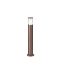 Pælelampe TRONCO E27 IP65, kaffebrun 