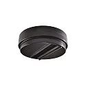 3-faset loftsroset QUICK | SMILE | FOX - SINGLE ON-OFF rund, on/off, sort mat