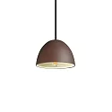 Pendel FOLK Ø 18CM 1-flamme E27 IP20, mat, kaffebrun dæmpbar