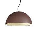 Pendel FOLK Ø 50CM 1-flamme E27 IP20, mat, kaffebrun dæmpbar