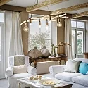 Ideal Lux Pendel DRIFTWOOD 6-flammer E27 IP20, træ