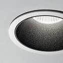 Ideal Lux Indbygnings loftlampe GAME TRIM ROUND 85MM rund, stiv, UGR < 19, on/off IP40/IP20, sort, hvid 