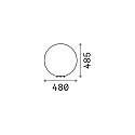 Kuglelampe DORIS E27 IP44