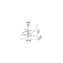 Ideal Lux Pendel EQUINOXE 12-flammer G4 IP20, antik messing