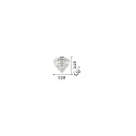 Ideal Lux Loftlampe DUBAI 6-flammer E14 IP20, messing