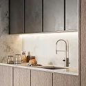 Ideal Lux Corner profile SLOT SURFACE 11mm, incl. round cover + mounting kit, 200cm, white