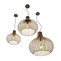 Ideal Lux Pendel ONION MINI E27 IP20, brun