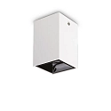 overflade downlight NITRO D07 SQUARE firkantet, stiv, med linseoptik, on/off IP20, hvid mat 