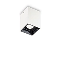 overflade downlight NITRO D05 SQUARE firkantet, stiv, med linseoptik, on/off IP20, hvid mat 