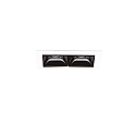 Indbygget downlight LIKA FI TRIM D07 2-flammer, on/off, med kantbånd, UGR < 16 IP20, hvid mat 