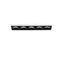 Indbygget downlight LIKA FI TRIM D14 5-flammer, on/off, med kantbånd, UGR < 16 IP20, hvid mat 