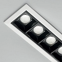 Indbygget downlight LIKA FI TRIM D14 5-flammer, on/off, med kantbånd, UGR < 16 IP20, hvid mat 