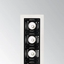Indbygget downlight LIKA FI TRIM D14 5-flammer, on/off, med kantbånd, UGR < 16 IP20, hvid mat 