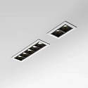 Indbygget downlight LIKA FI TRIM D14 5-flammer, on/off, med kantbånd, UGR < 16 IP20, hvid mat 