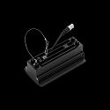 Ideal Lux LED ceiling luminaire LIKA TRIMLESS, recessed mounting, lenght 14.6cm, 10W 3000K 1100lm 29°, white / black