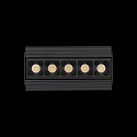 Ideal Lux LED ceiling luminaire LIKA TRIMLESS, recessed mounting, lenght 14.6cm, 10W 3000K 1100lm 29°, white / black