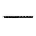 Indbygget downlight LIKA FI TRIM D27 10-flammer, on/off, med kantbånd, UGR < 16 IP20, hvid mat 