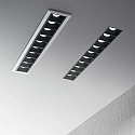 Indbygget downlight LIKA FI TRIM D27 10-flammer, on/off, med kantbånd, UGR < 16 IP20, hvid mat 