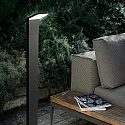 LED Outdoor floor luminaire STYLE, IP 54, height 100cm, 9W 4000K 680lm, anthracite