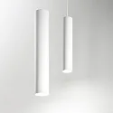 Ideal Lux LED pendant luminaire TUBE, Ø 6cm / H 40cm, 9W 3000K 850lm, white