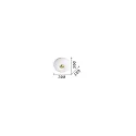 Ideal Lux Loftlampe ARIZONA 2-flammer GX53 IP20, hvid, messing satineret
