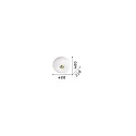 Ideal Lux Loftlampe ARIZONA 3-flammer GX53 IP20, hvid, messing satineret