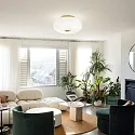 Ideal Lux Loftlampe ARIZONA 5-flammer GX53 IP20, hvid, messing satineret
