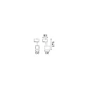 Ideal Lux 3-faset spot MOUSE TRACK svingbar, drejelig, inkl. 3-faset adapter GU10 IP20, sort
