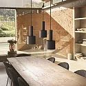 Ideal Lux Pendant luminaire HOLLY, 1 flame, Ø 12cm, E27, black