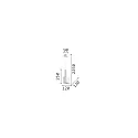 Ideal Lux Pendant luminaire HOLLY, 1 flame, Ø 12cm, E27, black