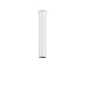 Ceiling luminaire LOOK, IP20, height 40cm / Ø 6cm, incl. GU10 7W 3000K, white