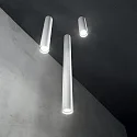 Ideal Lux Loftlampe LOOK PL1 H75 cylindrisk, on/off GU10 IP20, hvid mat 