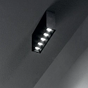 Ideal Lux overflade downlight LIKA PL SURFACE D13 5-flammer, on/off, UGR < 16 IP20, sort mat 
