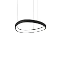 Pendel GEMINI 425 rund, justerbar IP20, sort