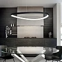 Ideal Lux Pendel GEMINI 810 rund, justerbar IP20, sort
