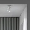 Ideal Lux Recessed LED spot NOVA, IP20, 12W 3000K 1000lm 38°, adjustable, white