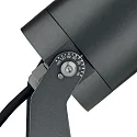 Ideal Lux Udendørs spot STARLIGHT med åbent kabel IP68, mørkegrå, pulverlakeret, anodiseret 