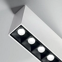 overflade downlight LIKA PL SURFACE D13 5-flammer, on/off, UGR < 16 IP20, hvid mat 