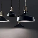 Ideal Lux Pendel ERIS-3 E27 IP20, guld mat, sort