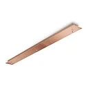 baldakin LINEAR STANDARD 3-fold, lang, kobber, bruneret