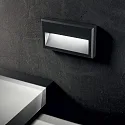 Udendørs wall luminaire FEBE firkantet IP65, antracit