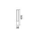 Ideal Lux outdoor floor lamp TIFONE IP65, anthracite