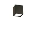outdoor ceiling luminaire TECHO PL1 D09 SQUARE square GU10 IP54, black