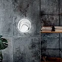 Ideal Lux Væglampe OZ AP ON-OFF rund, on/off IP20, hvid mat 