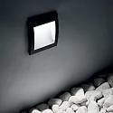 Ideal Lux Vægindbygningslampe WIRE FI D14 down, asymmetrisk, omskiftelig IP65, antracit 