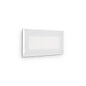 Indbygnings loftlampe INDIO firkantet IP65, hvid